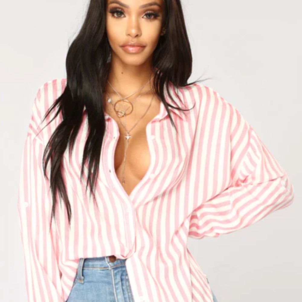 Playin' Games Long Sleeve Top – Pink